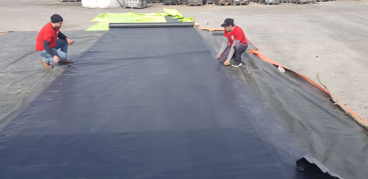 Masurare si debitare membrana EPDM - terasa acoperis- dimensiune membrana 13.8 x 6.1 m